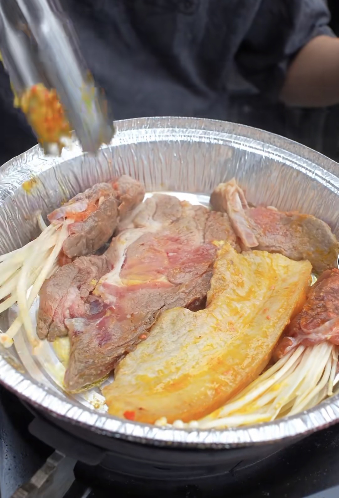 Khay giấy bạc nướng chảo gang